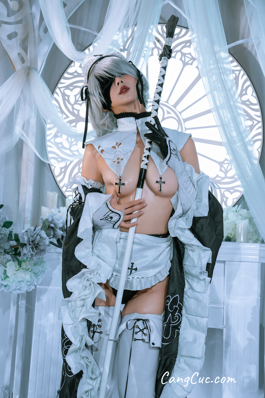 Coser@云溪溪 (Yunx1x1) & 奶桃 – 2B本 YoRHa No.2 Type B 上 ảnh 59
